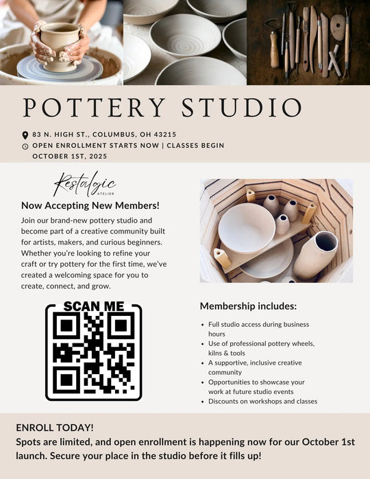  Find Your Flow with Clay: A 4-Week Wheel Throwing Course at Restalgic Atelier