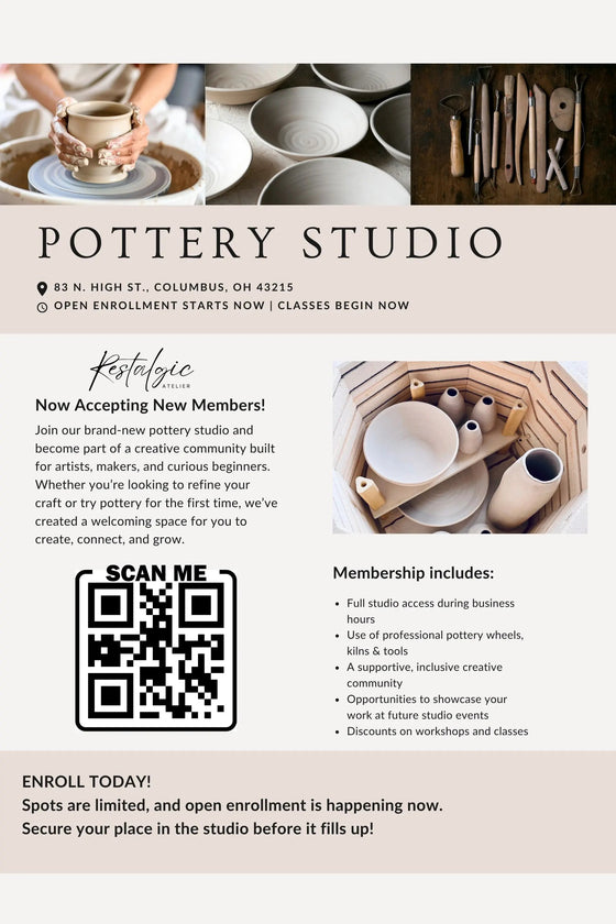 4-Week Wheel Throwing Course at Restalgic Atelier Restalgic Atelier