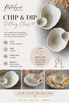 Chip & Dip Pottery Class | Private Group Experience Restalgic Atelier