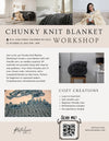 Chunky Knit Blanket Workshop Restalgic Atelier