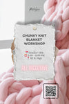 Chunky Knit Blanket Workshop Restalgic Atelier
