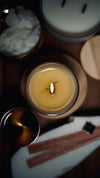 Handmade soy candles, made in small batches at Restalgic on high in columbus Ohio