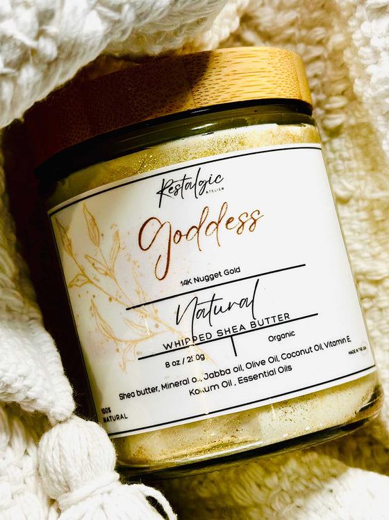 Radiate with Irresistible Glamour: Introducing our Luxe Shimmer Body Butter" Restalgic Atelier