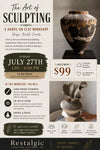 The Art of Sculpting: A Hands-On Clay Workshop Restalgic Atelier
